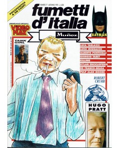 Fumetti D'Italia n.17 autunno 1995 Pratt Alan Moore ed. Europa FU48