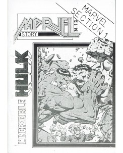Marvel story 12 l'incredibile Hulk FANZINE Collezionare BO05