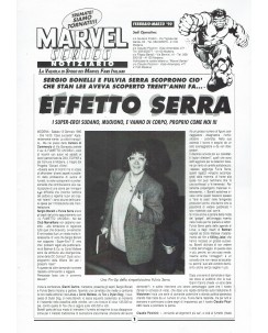 Marvel series   febbraio marzo 1990 FANZINE FU48