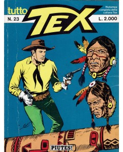 Tutto Tex n.  23 Piutes di Bonelli ed. Bonelli