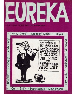 Eureka n.   6 con POSTER Andy Capp, Spirit e Colt ed. Corno FU44