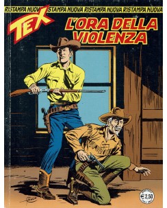 Tex nuova ristampa 173 l'ora della violenza con POSTERINO di Villa ed. Bonelli