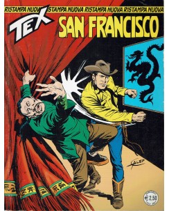 Tex nuova ristampa 155 San Francisco con POSTERINO di Villa ed. Bonelli