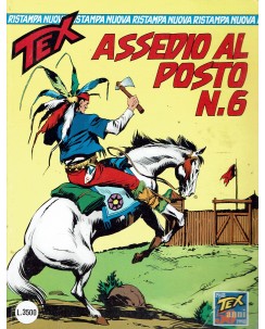 Tex nuova ristampa  27 assedio al posto n 6 con POSTERINO di Villa ed. Bonelli