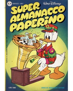 Super Almanacco Paperino n.   9 1981 di Walt Disney ed. Mondadori FU49