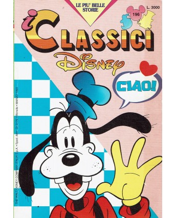 Classici Disney II serie 196 di Walt Disney ed. Mondadori BO03