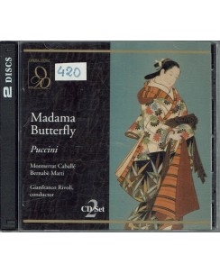 CD Puccini Madama Butterfly OPD-1284 2 cd  Montserrat Caballe' dir. Rivoli B39