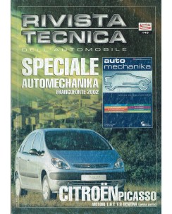 Rivista tecnica dell'automobile Citroen Picasso n. 149 2002 ed. Semantica FF16