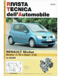 Rivista tecnica dell'automobile Renault Modus n. 173 2006 ed. Autronica FF16
