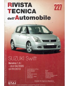 Rivista tecnica dell'automobile Suzuki Swift n. 227 anno 2011 ed. Autronica FF19