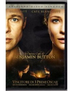 DVD Il curioso caso di Benjamin Button con Brad Bitt disco singolo ITA usato B26