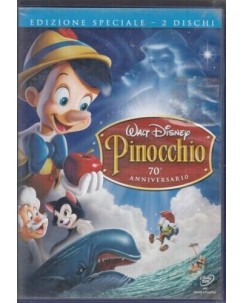 DVD Pinocchio 70° anniversario ed. 2 dischi ITA NUOVO B11