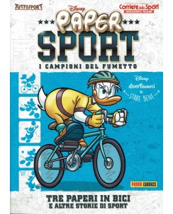 Paper sport tre paperi in bici di Walt Disney ed. Panini Comics BO03