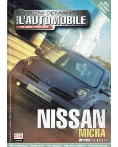 Per l'automobile studio tecnico Nissan Micra   9 anno 2004 ed. Semantica FF08
