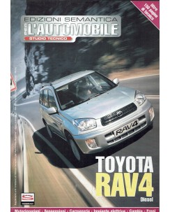 Per l'automobile studio tecnico Toyota Rav4   6 anno 2004 ed. Semantica FF08