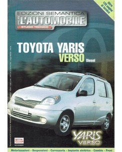 Per l'automobile studio tecnico Toyota Yaris   4 anno 2003 ed. Semantica FF08