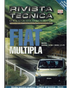 Rivista tecnica dell'automobile Fiat Multipla n. 162 2003 ed. Semantica FF05