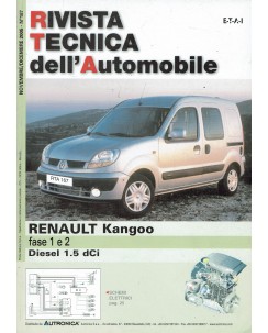 Rivista tecnica dell'automobile Renault Kangoo n. 167 2005 ed. Semantica FF08