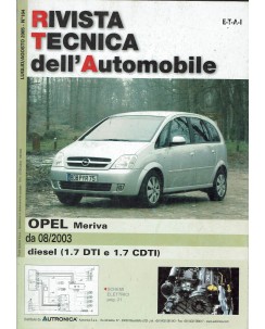Rivista tecnica dell'automobile Opel Meriva n. 164 anno 2005 ed. Semantica FF08
