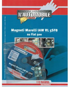 Per l'automobile elettronica magneti Fiat 500 n.   5 con CD ed. Semantica FF15
