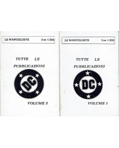 Le mancoliste Dc volume 1 e 2 ed. Marvel Italia BO01