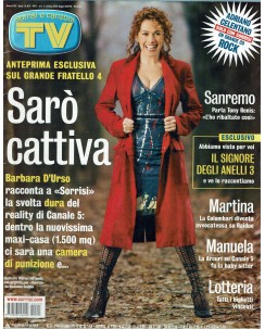 Tv Sorrisi e Canzoni 2004 n.   3 D'Urso, Celentano, Pandolfi ed. Mondadori FF15