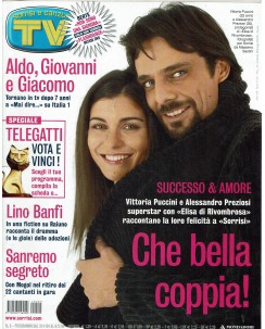 Tv Sorrisi e Canzoni 2004 n.   5 Banfi, Preziosi e Puccini ed. Mondadori FF15