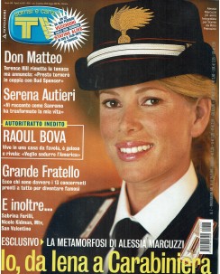 Tv Sorrisi e Canzoni 2004 n.   7 Bova, Autieri, Ferilli ed. Mondadori FF15