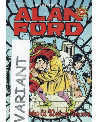 Alan Ford n. 426 il gobbo di Notre Dame VARIANT di Bunker ed. Max Bunker Press