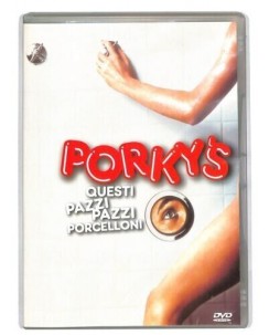 DVD Porky's questi pazzi pazzi porcelloni di Bob Clark ITA usato B26