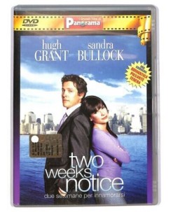 DVD Two weeks notice con Hugh Grant e Sandra Bullock ITA usato editoriale B26