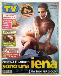 Tv Sorrisi e Canzoni 2006 n. 45 * Cristina Chiabotto, Brad Pitt, C. Amendola