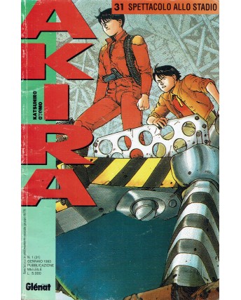 Akira 31 di Katsuhiro Otomo ed. Glenat FU48