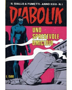 Diabolik Anno XXIX n.  1 di Giussani ed. Astorina