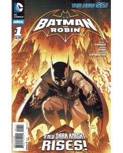 Batman and Robin  1 di Tomasi e Syaf in lingua originale ed. Dc Comics OL05