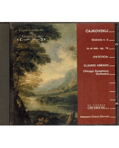 CD Cajkovskij  sinfonia n. 6 patetica di Cajkovskij ed. Armando Curcio usato B25