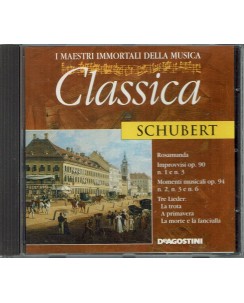 CD Maestri immortali musica classica Shubert GM95D02B2 ed. DeAgostini usato B25