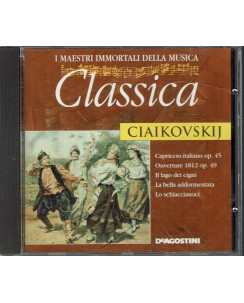 CD Maestri immortali musica classica Ciaikovskij ed. DeAgostini usato B25