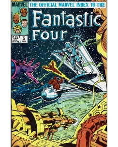 Fantastic Four index 5 apr '86 in lingua originale ed. Marvel Comics OL06