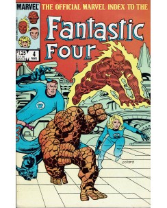 Fantastic Four index 4 mar '85 in lingua originale ed. Marvel Comics OL06