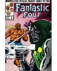 Fantastic Four index 3 feb '85 in lingua originale ed. Marvel Comics OL06