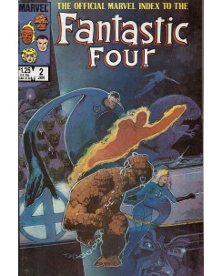Fantastic Four index 2 jan '85 in lingua originale ed. Marvel Comics OL06