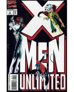 X Men unlimited   4 mar '94 di Stewart lingua originale ed. Marvel Comics OL13
