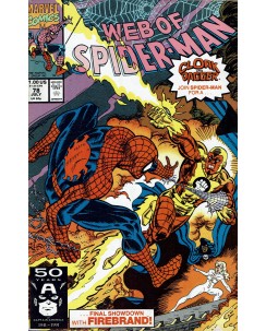 Web of  Spider-Man  78 di Kavanagh in lingua originale ed. Marvel Comics OL13
