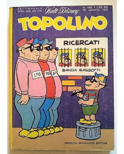 Topolino n.1083 * 29 agosto 1976 * Walt Disney - Mondadori 