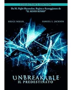 DVD Unbreakable il predistinato collector's edition ed. Touchstone ita usato B33