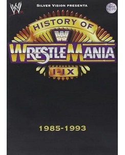 DVD History of wrestle mania I IX ed. Home Video ita usato B33