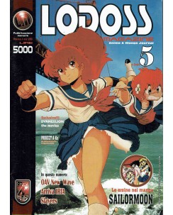 Lodoss magazine  5 Evangalion, Sailor Moon e Hen ed. Rock'N'Comics BO07