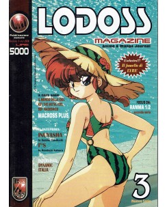 Lodoss magazine  3 Inuyasha, Ranma 1/2 e Lyre ed. Rock'N'Comics BO07