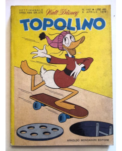 Topolino n.1167 * 9 aprile 1978 * A * Walt Disney - Mondadori 